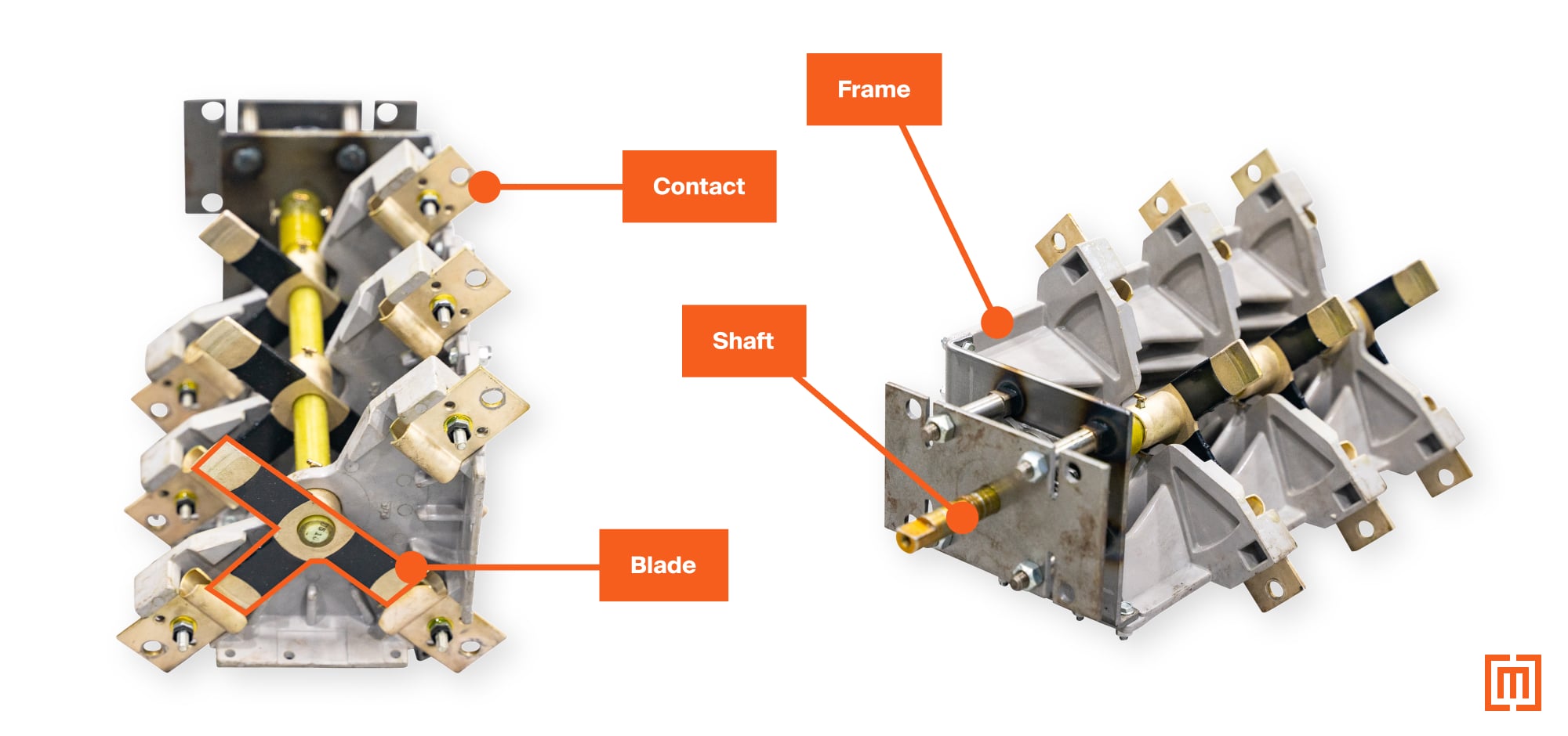 Load break switch diagram