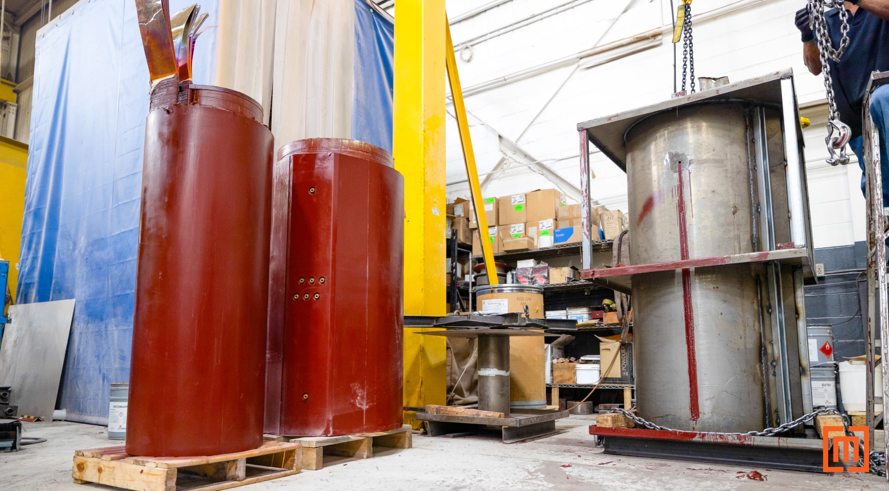 these are the windings of an encapsulated transformer