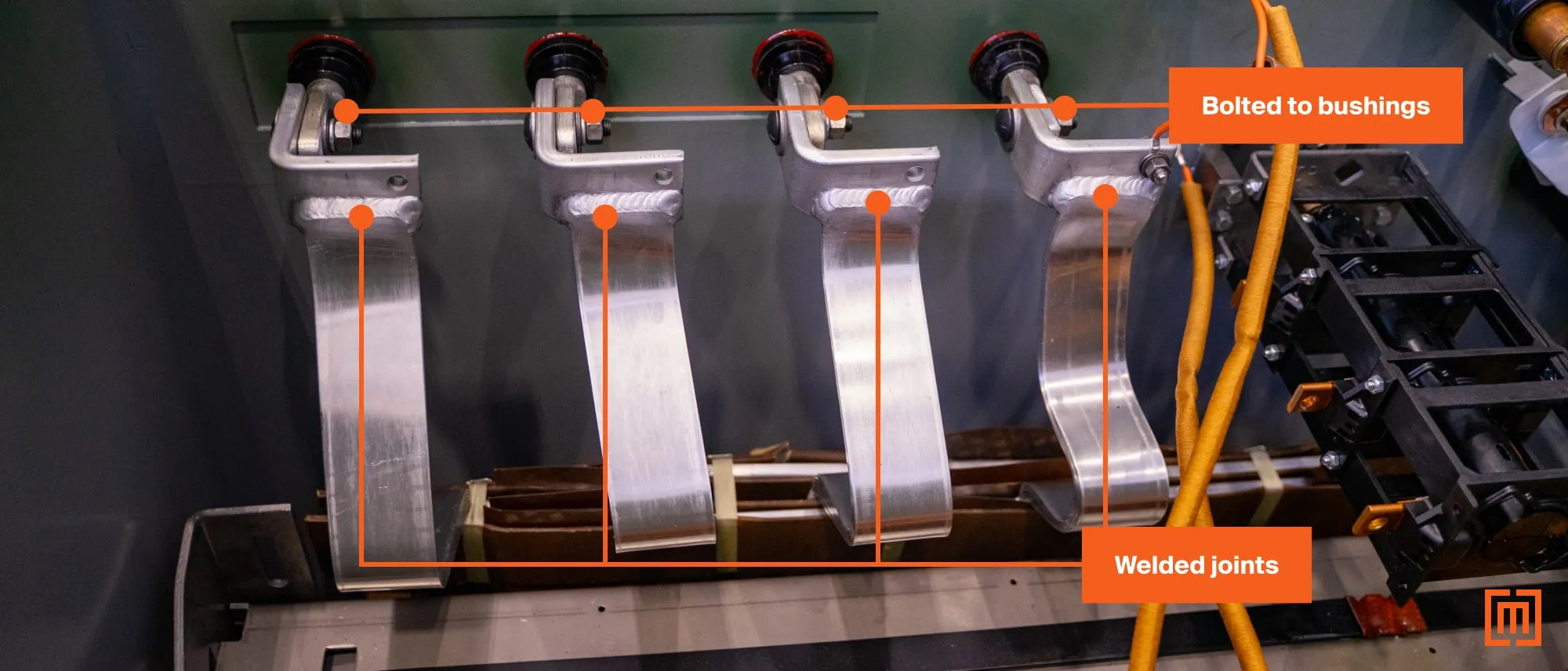 Primary winding lead terminations