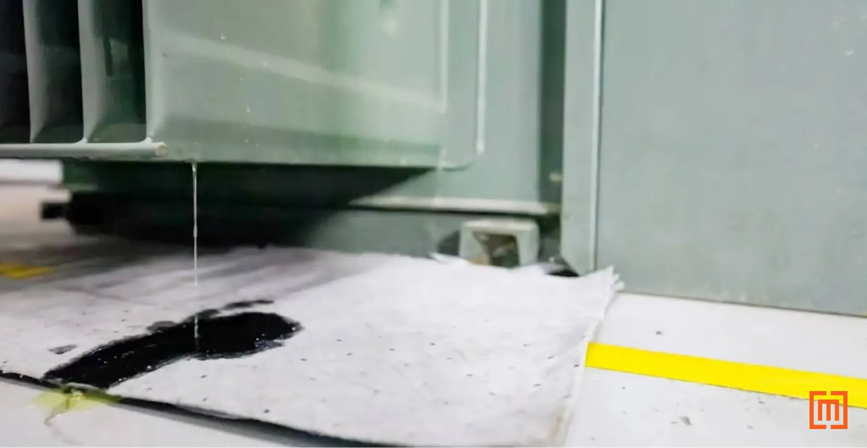 Padmount leaking oil
