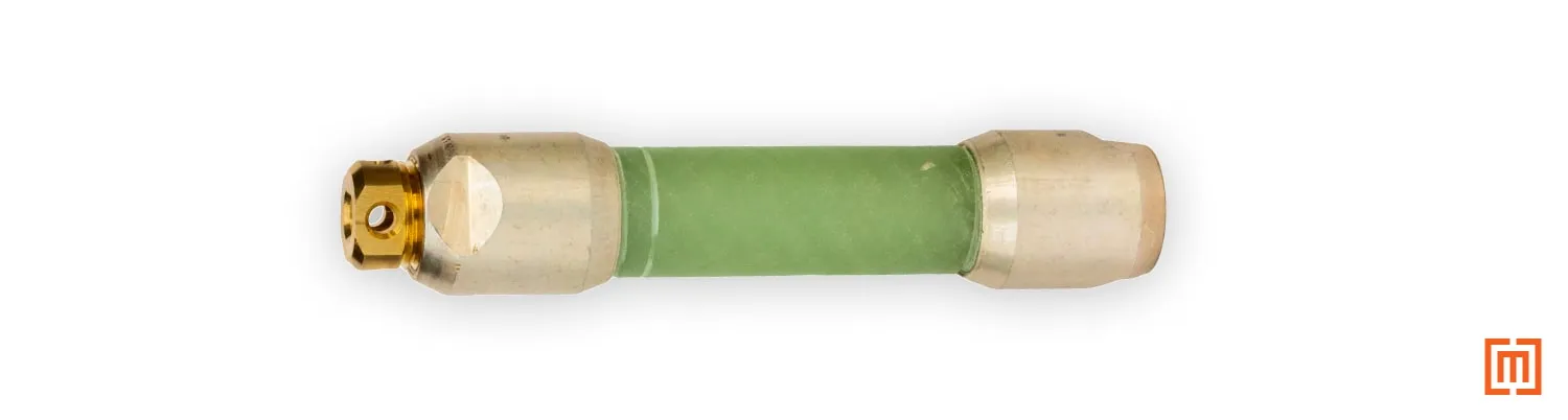 A picture of a high-amp bayonet fuse and cartridge