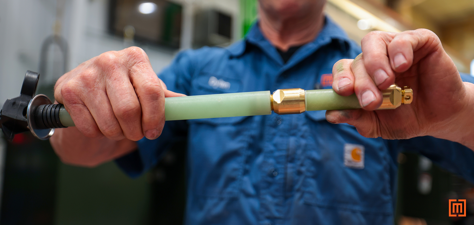 photo of tech reassembling bayonet fuse