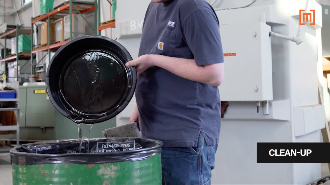 Disposing of transformer oil after taking a DGA oil sample