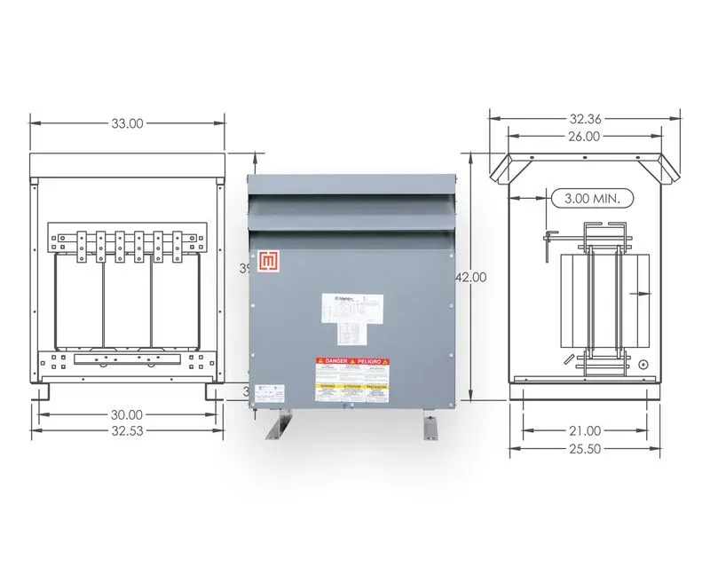 Low voltage dry type transformer