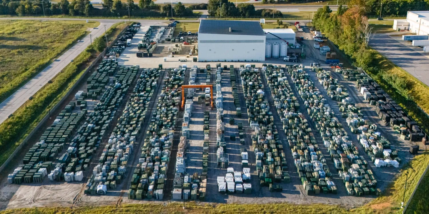 Maddox South Carolina yard filled with transformers