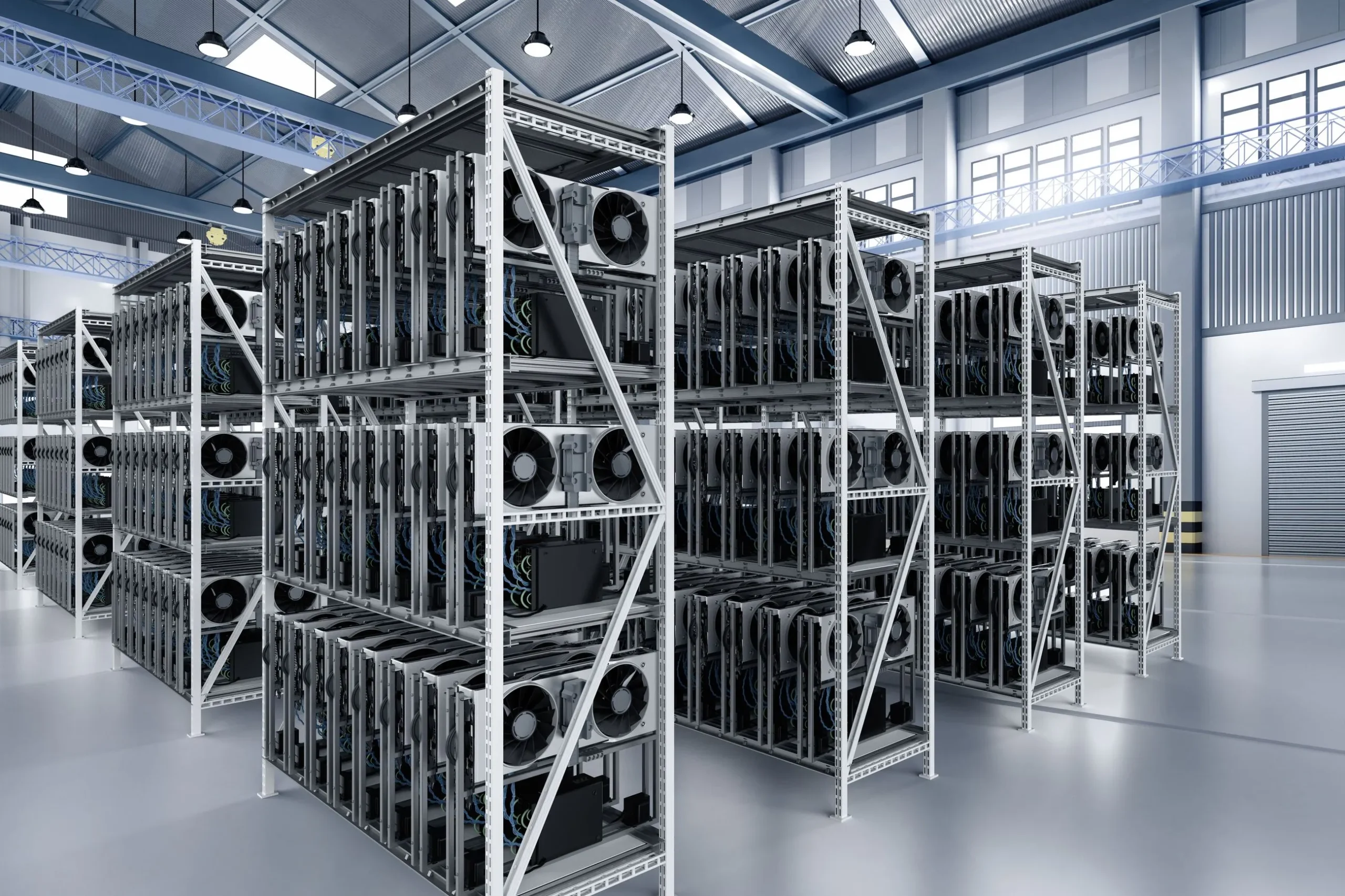 Crypto mining rigs powered by transformers