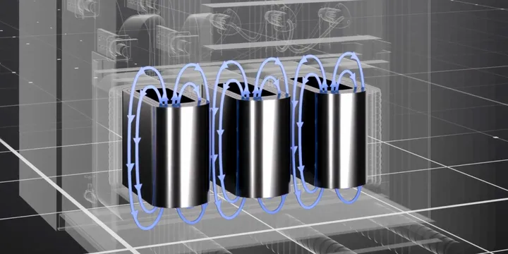 Flow of current in transformer coils